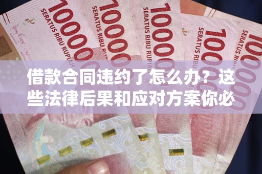 武汉借款合同违约了怎么办？这些法律后果和应对方案你必须知道