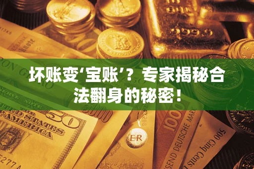 武汉坏账变‘宝账’？专家揭秘合法翻身的秘密！