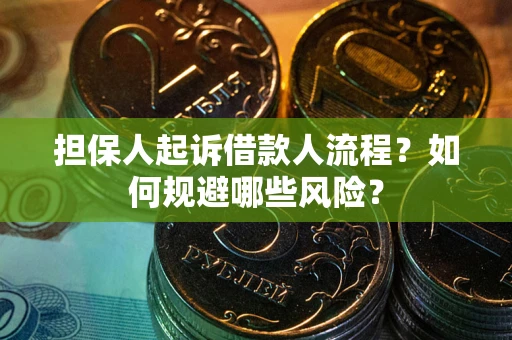 武汉担保人起诉借款人流程？如何规避哪些风险？