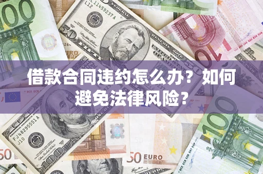 武汉借款合同违约怎么办？如何避免法律风险？