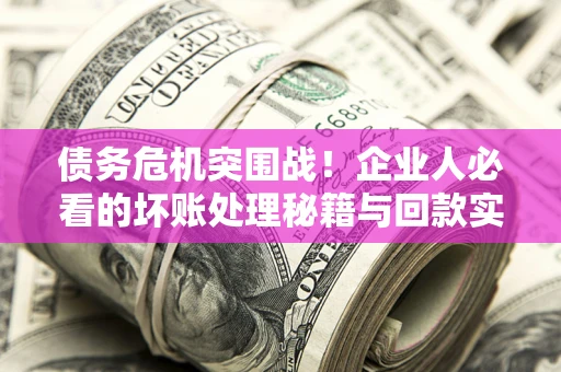 武汉债务危机突围战！企业人必看的坏账处理秘籍与回款实战指南